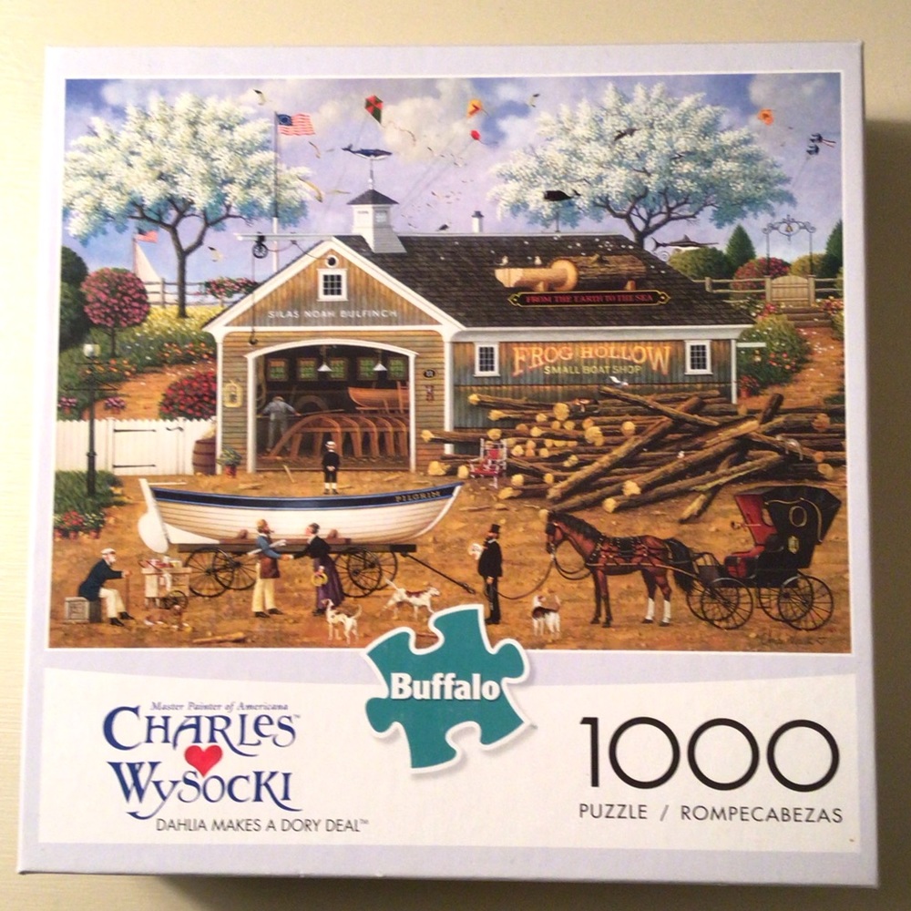 Charles Wysocki 1000 Piece Puzzle like new